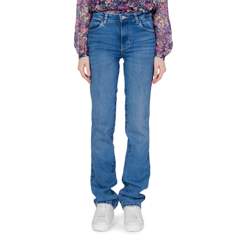 Jean mom bleu clair en coton biologique