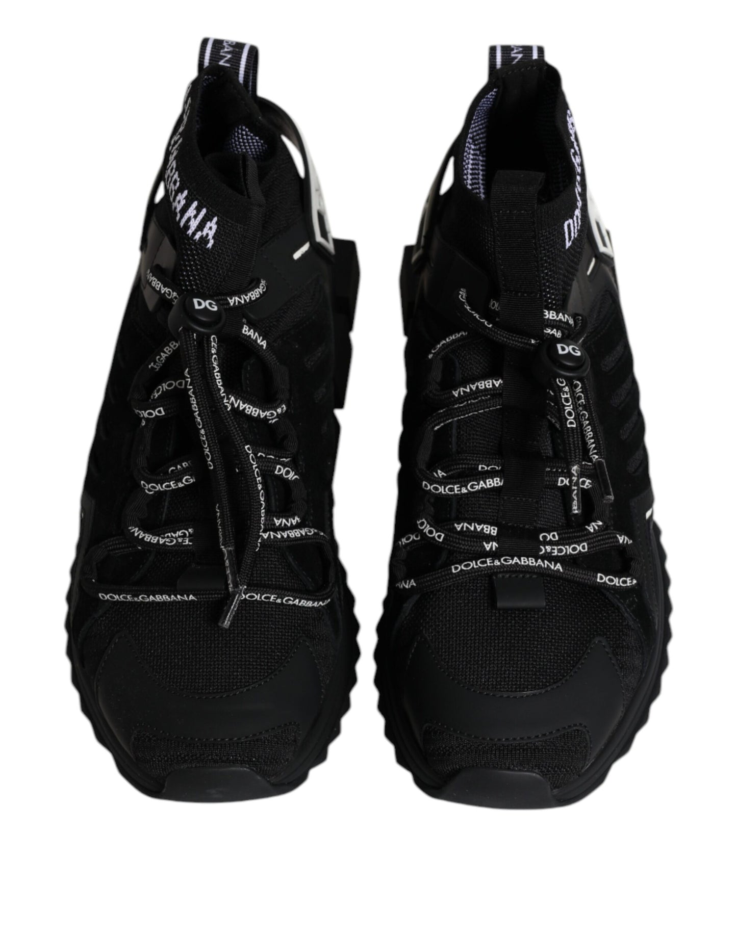 Zapatillas deportivas negras con el logo de Sorrento para hombre, calcetines y zapatos