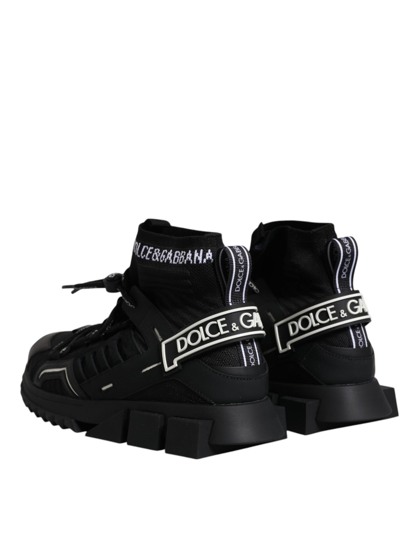 Zapatillas deportivas negras con el logo de Sorrento para hombre, calcetines y zapatos