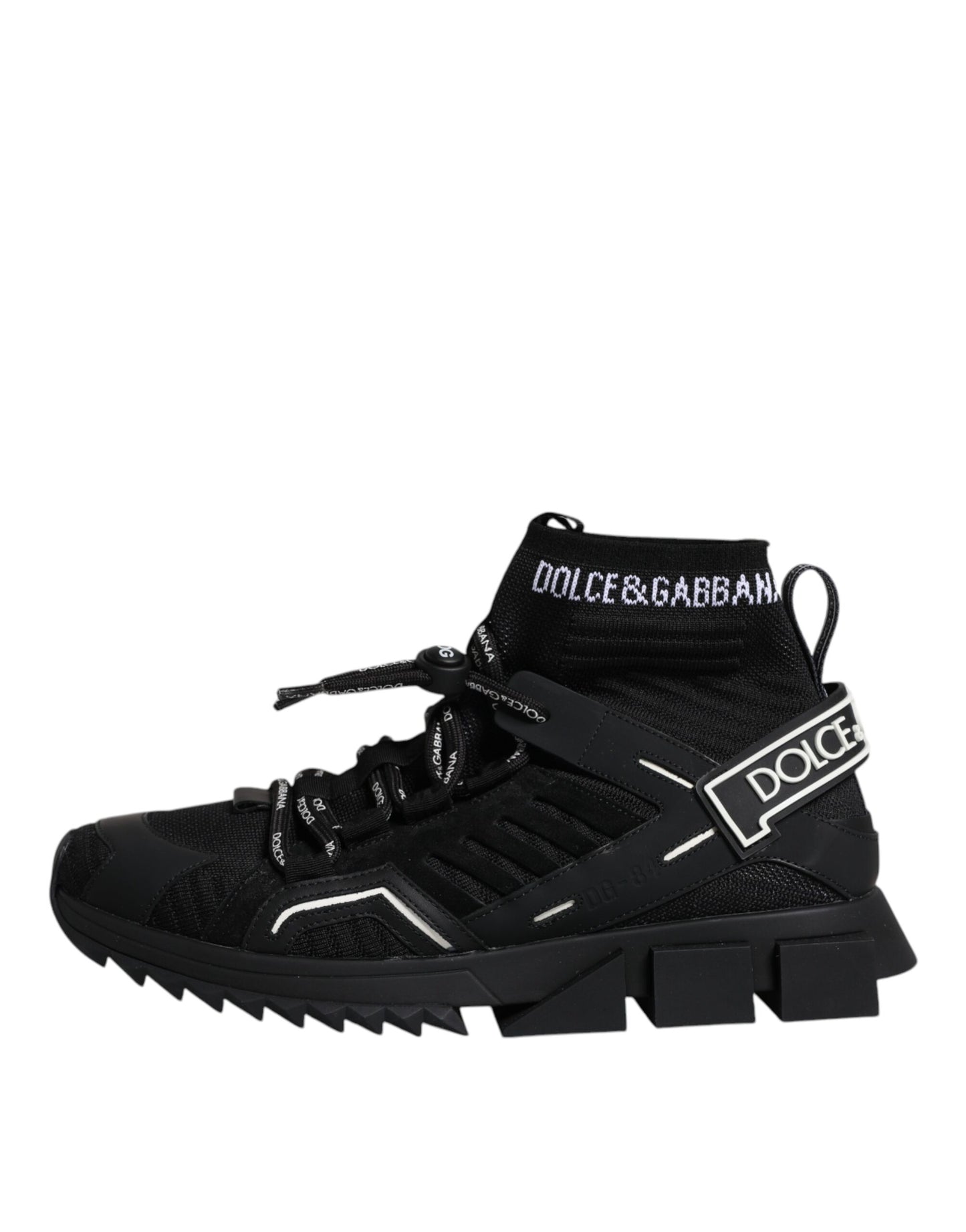 Zapatillas deportivas negras con el logo de Sorrento para hombre, calcetines y zapatos
