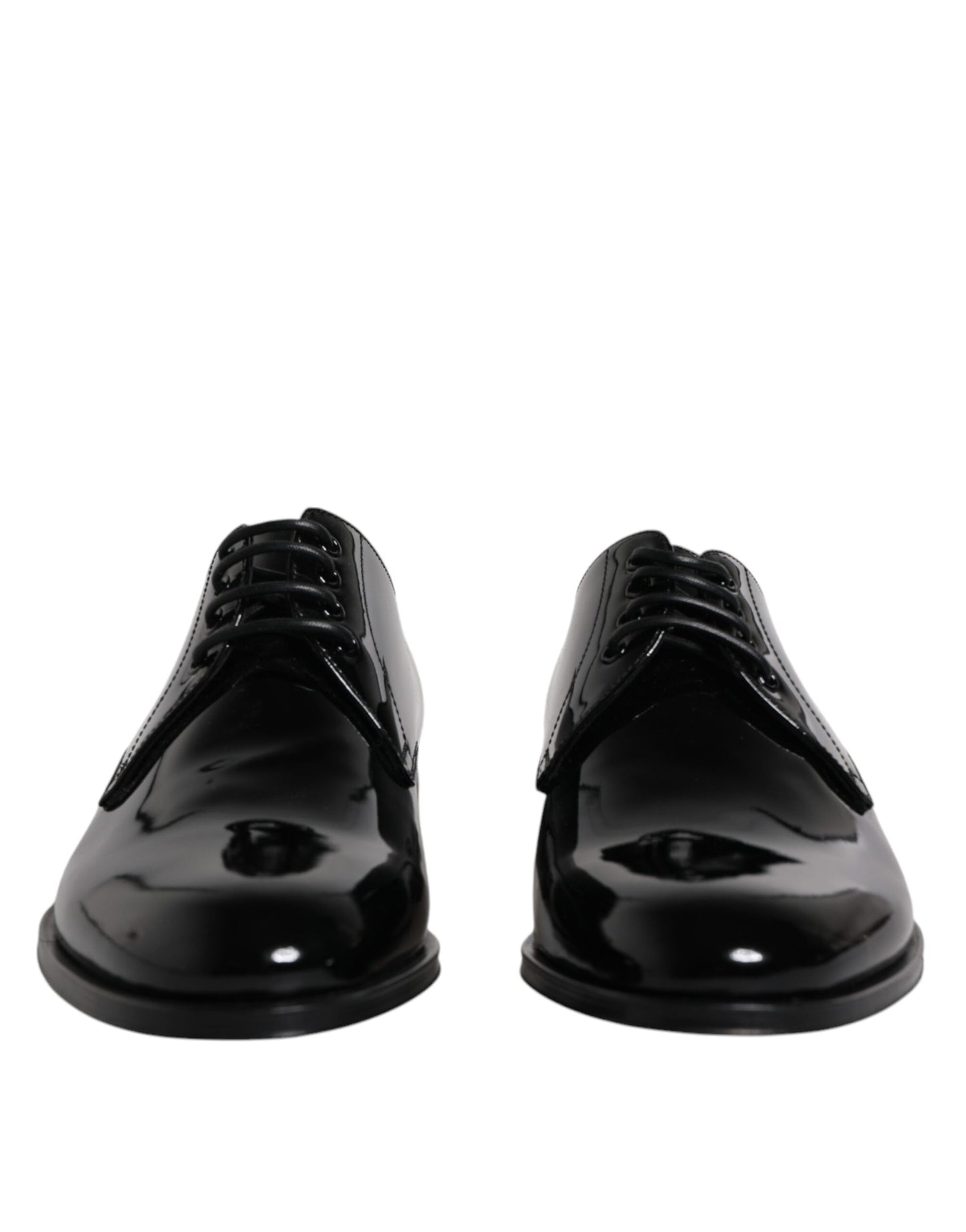 Zapatos de vestir formales Derby de charol negro