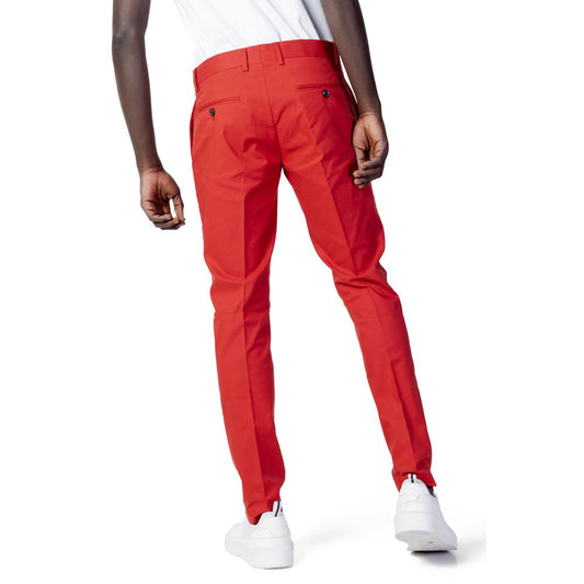 Red Cotton Pant