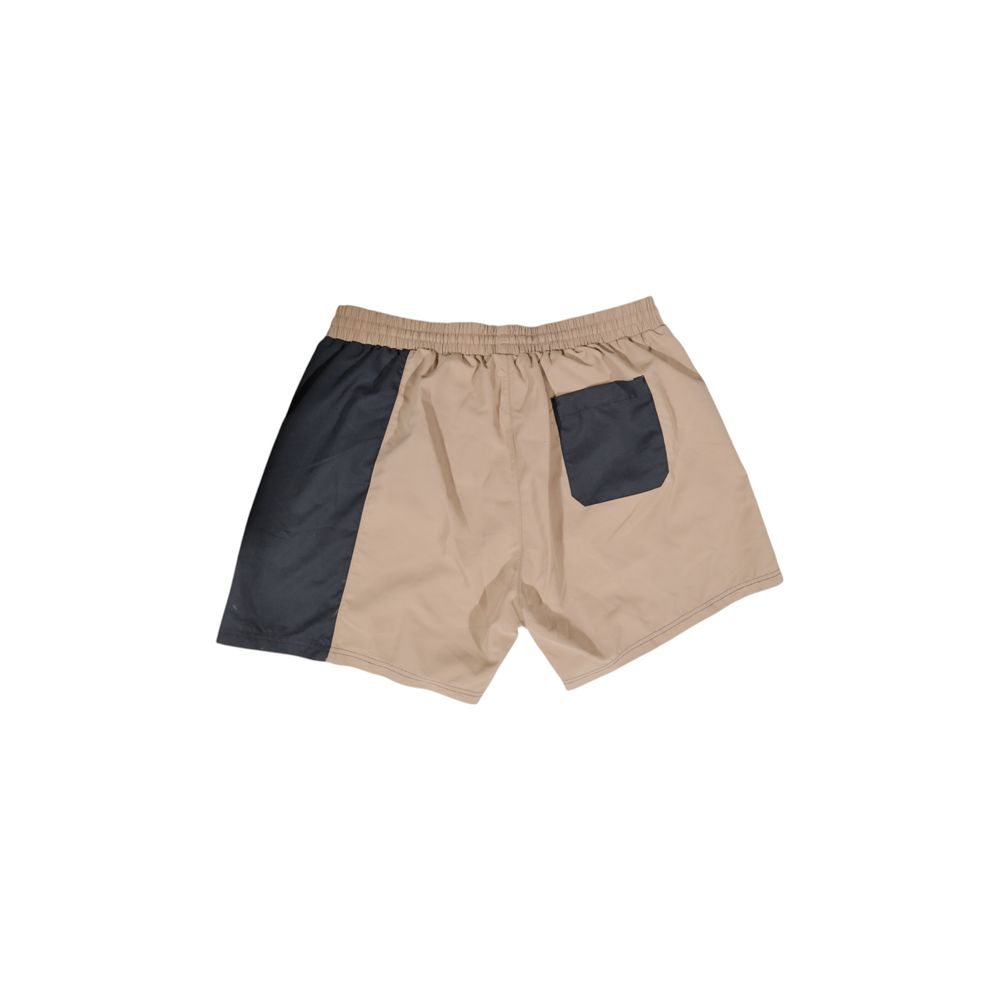 Slip de bain en polyester beige
