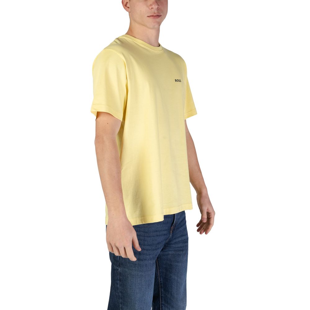 T-shirt en coton jaune