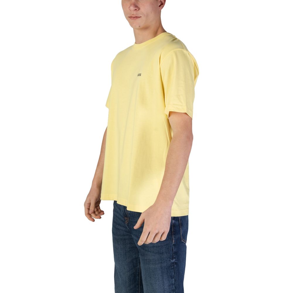 T-shirt en coton jaune