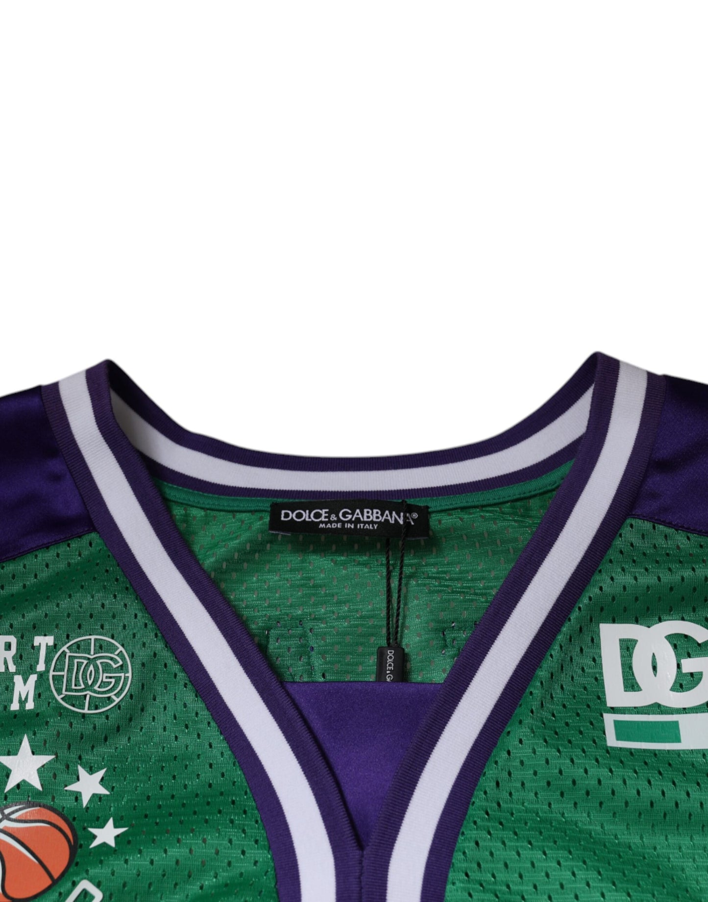 T-shirt sans manches en jersey de polyester vert