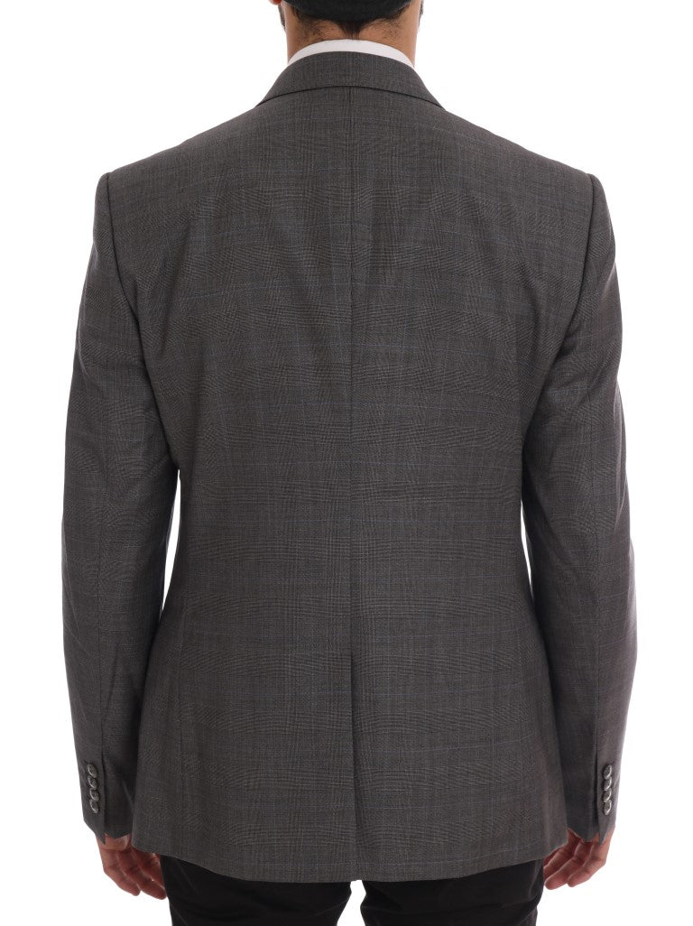 Blazer ajustado Martini de lana gris
