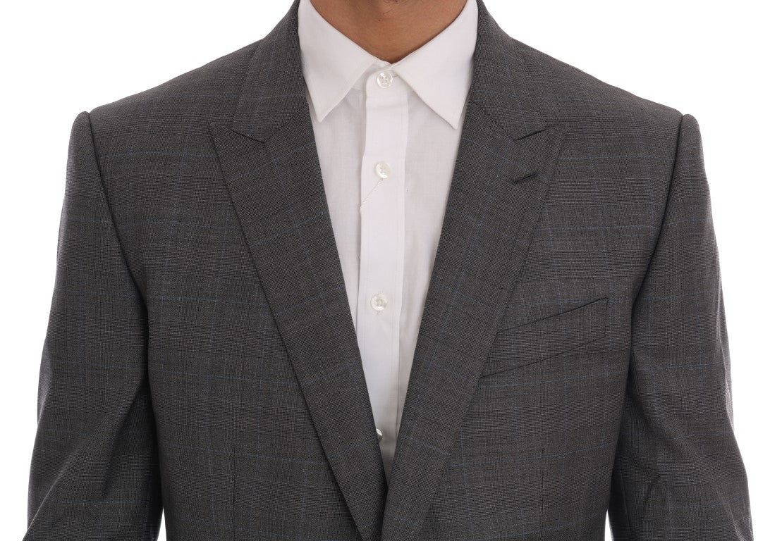 Blazer ajustado Martini de lana gris