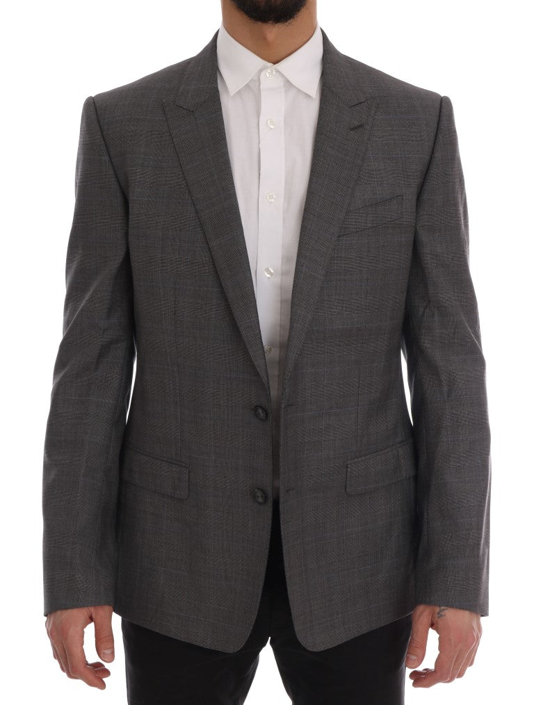 Blazer ajustado Martini de lana gris