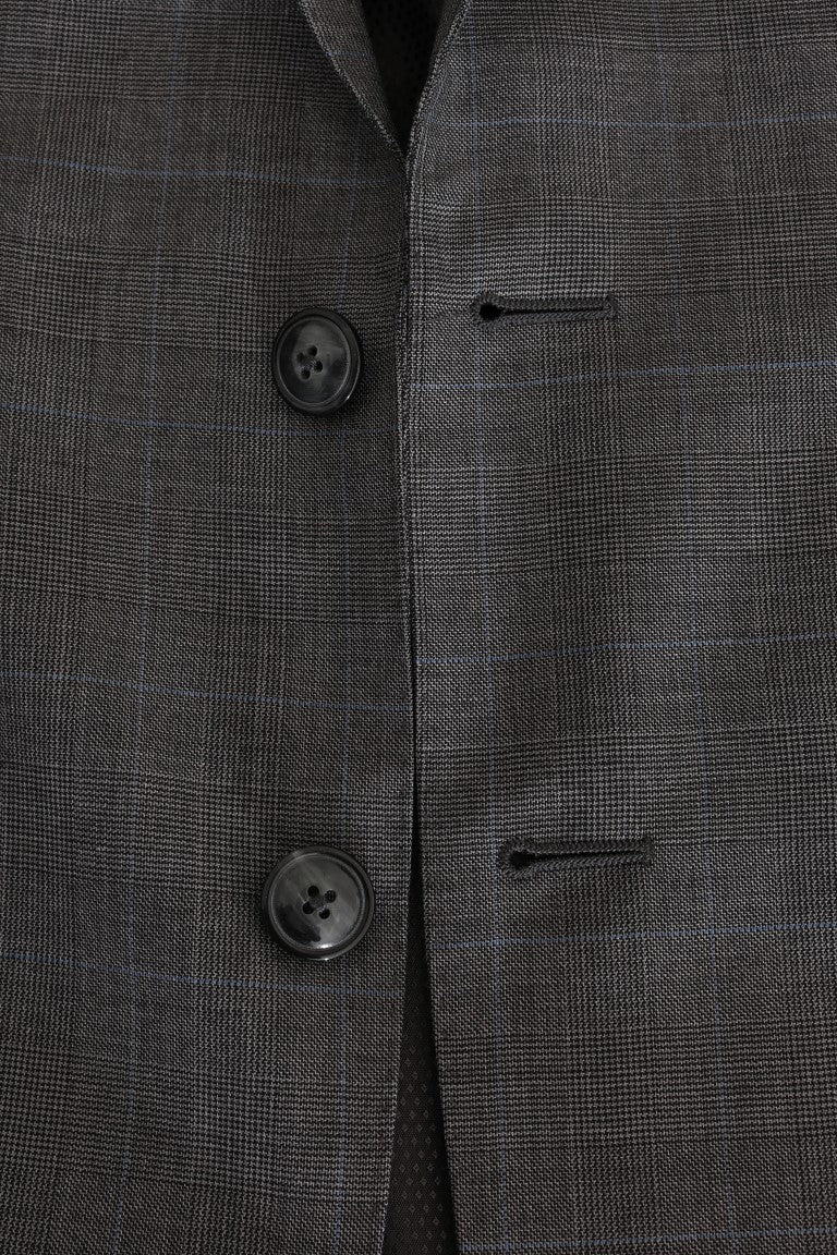 Blazer ajustado Martini de lana gris