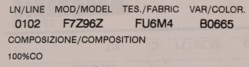 Chaqueta azul cristal MAMMA Sicily