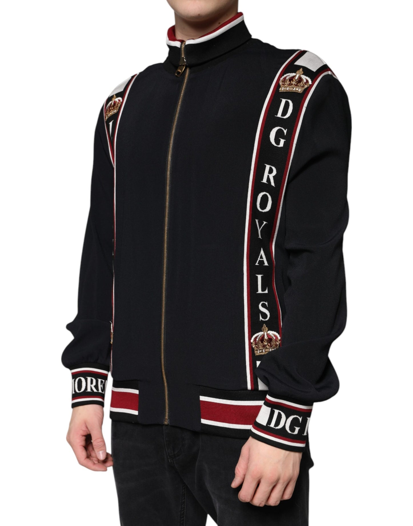Sweat-shirt zippé noir DG King