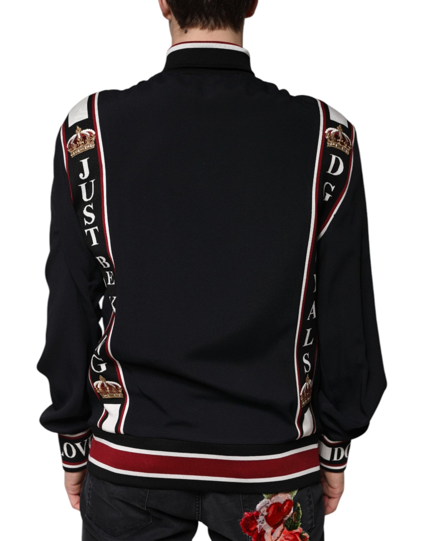 Sweat-shirt zippé noir DG King