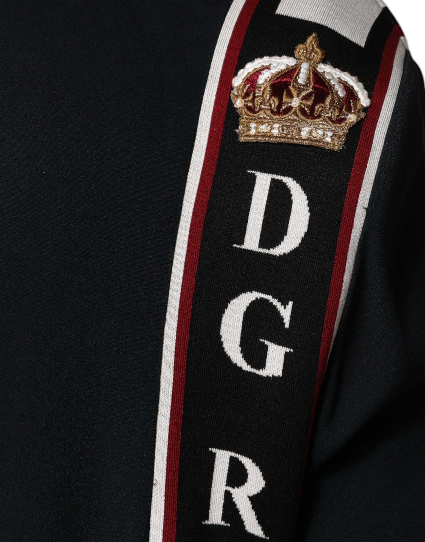 Sweat-shirt zippé noir DG King