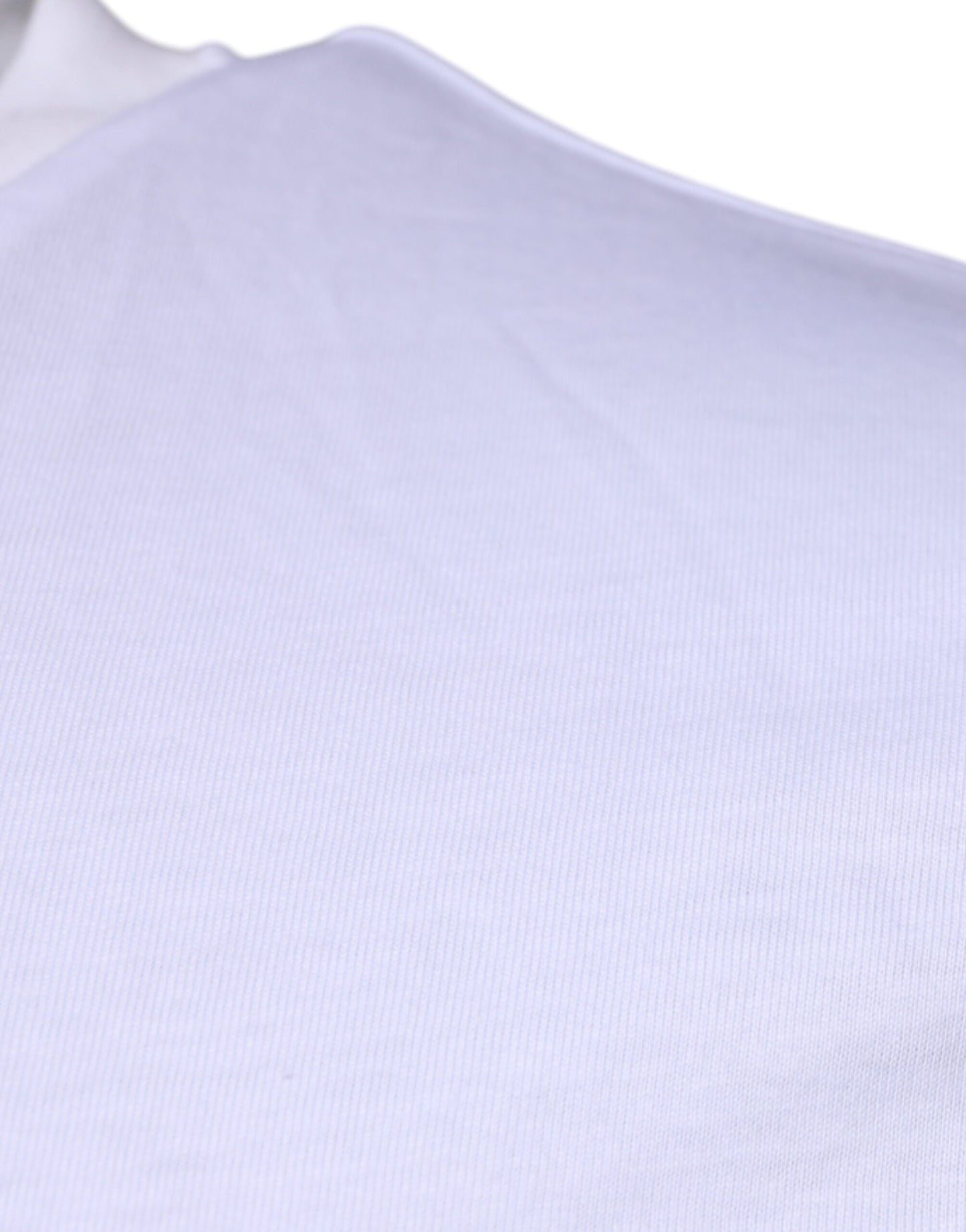 T-shirt ras du cou en coton blanc avec logo DG