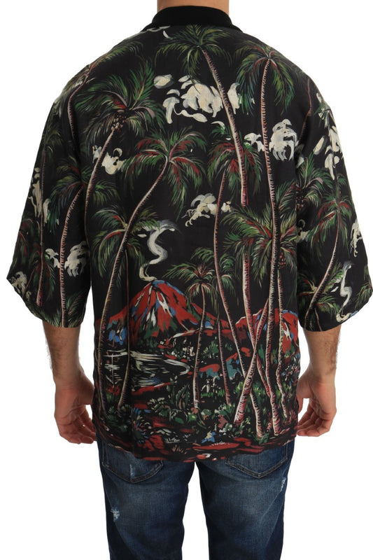 Camiseta de manga corta Volcán Negro Sicilia