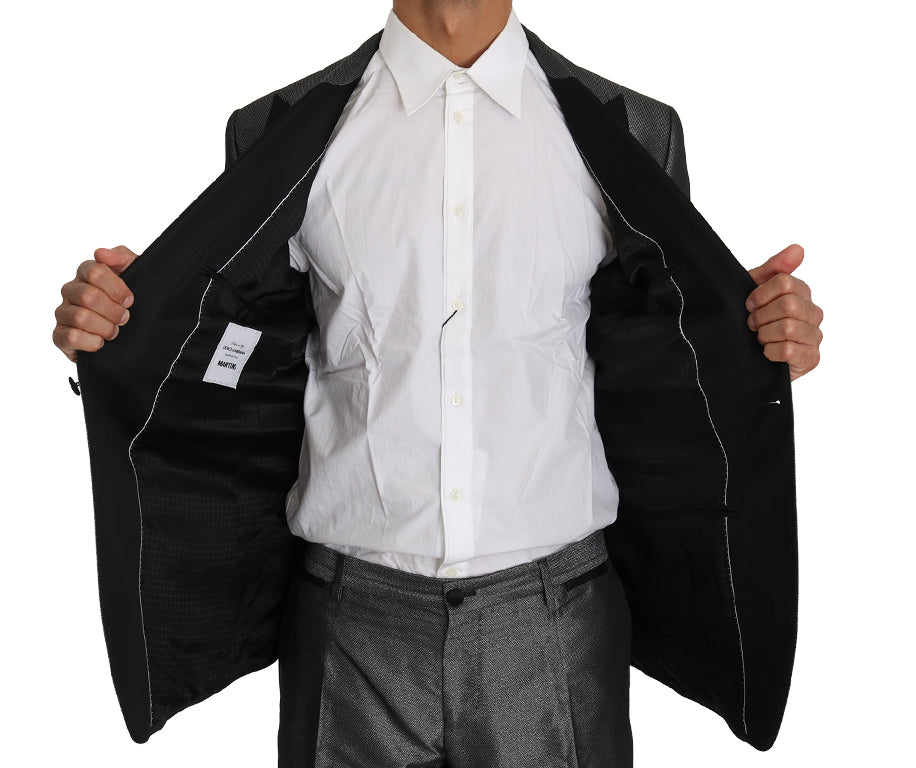 Traje MARTINI de 2 piezas con estampado gris