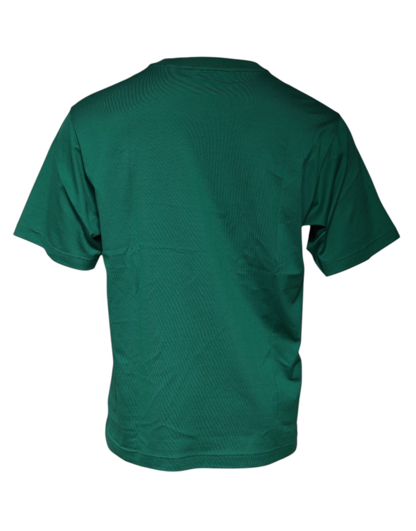 T-shirt ras du cou à manches courtes et logo vert