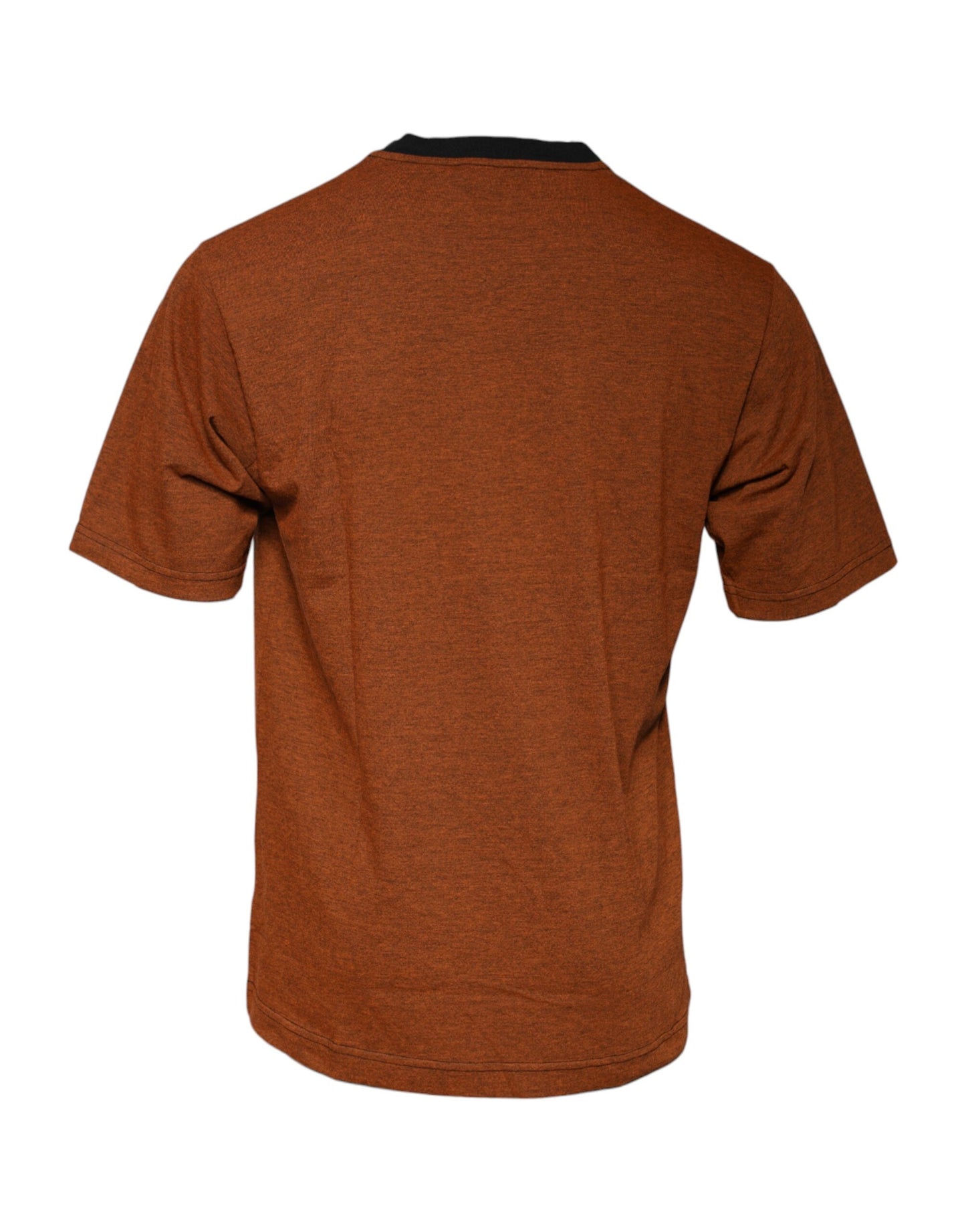T-shirt ras du cou en polyester marron avec logo DG