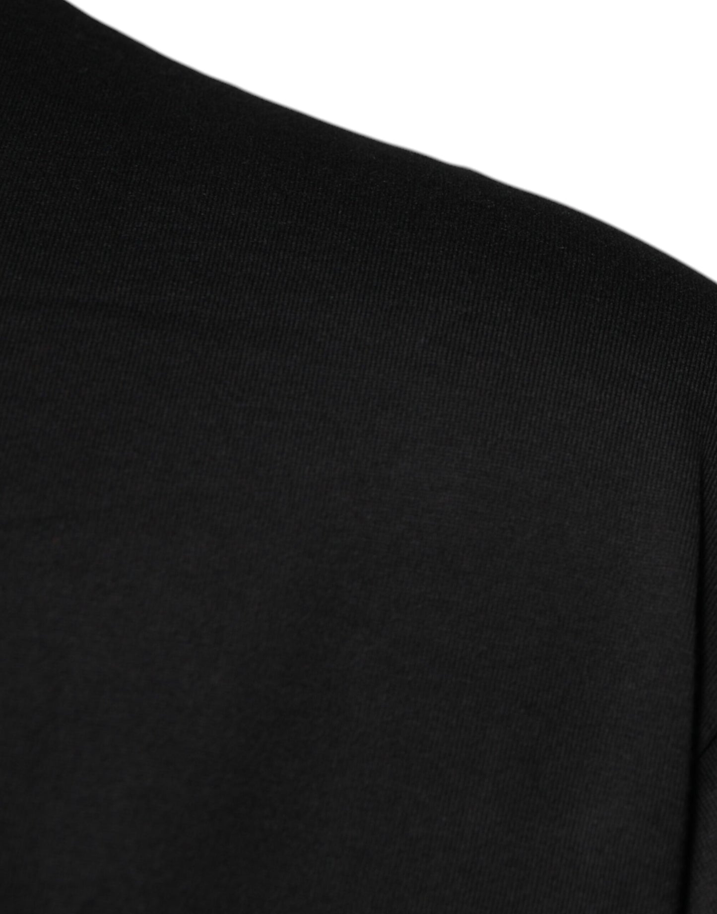 T-shirt ras du cou à manches courtes et logo noir