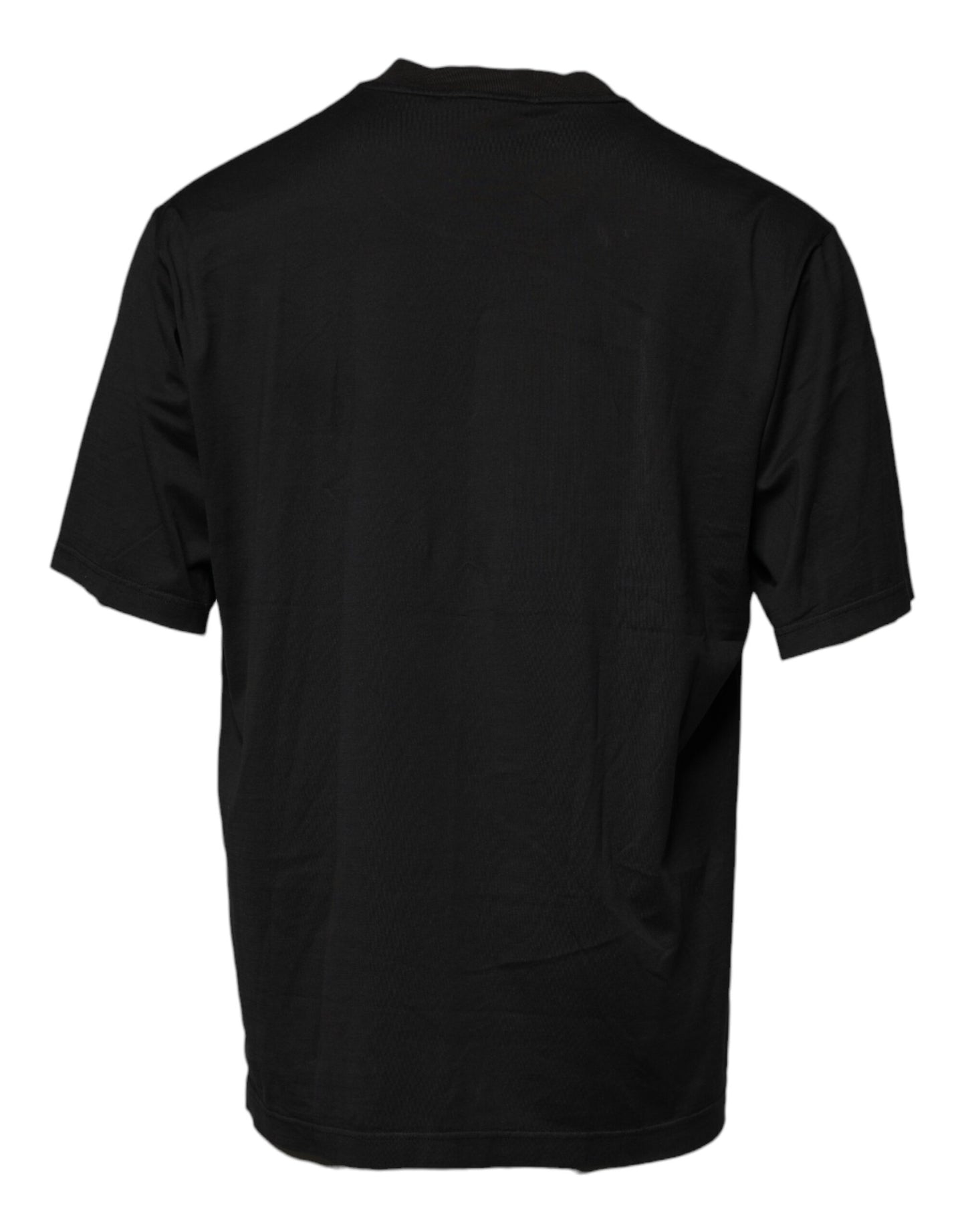 T-shirt ras du cou à manches courtes et logo noir