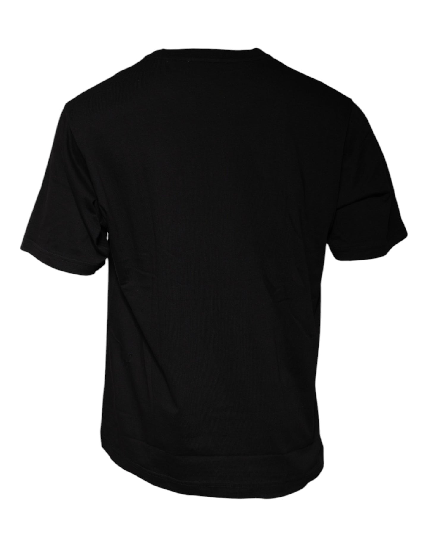 T-shirt à manches courtes en coton avec logo imprimé noir