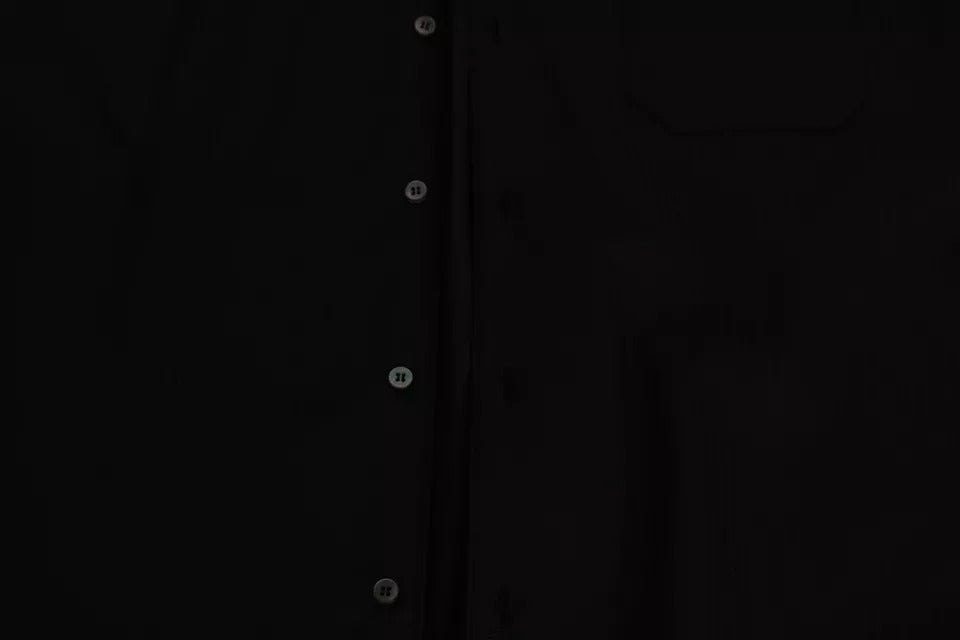 Chemise de pyjama rayée en coton bleu