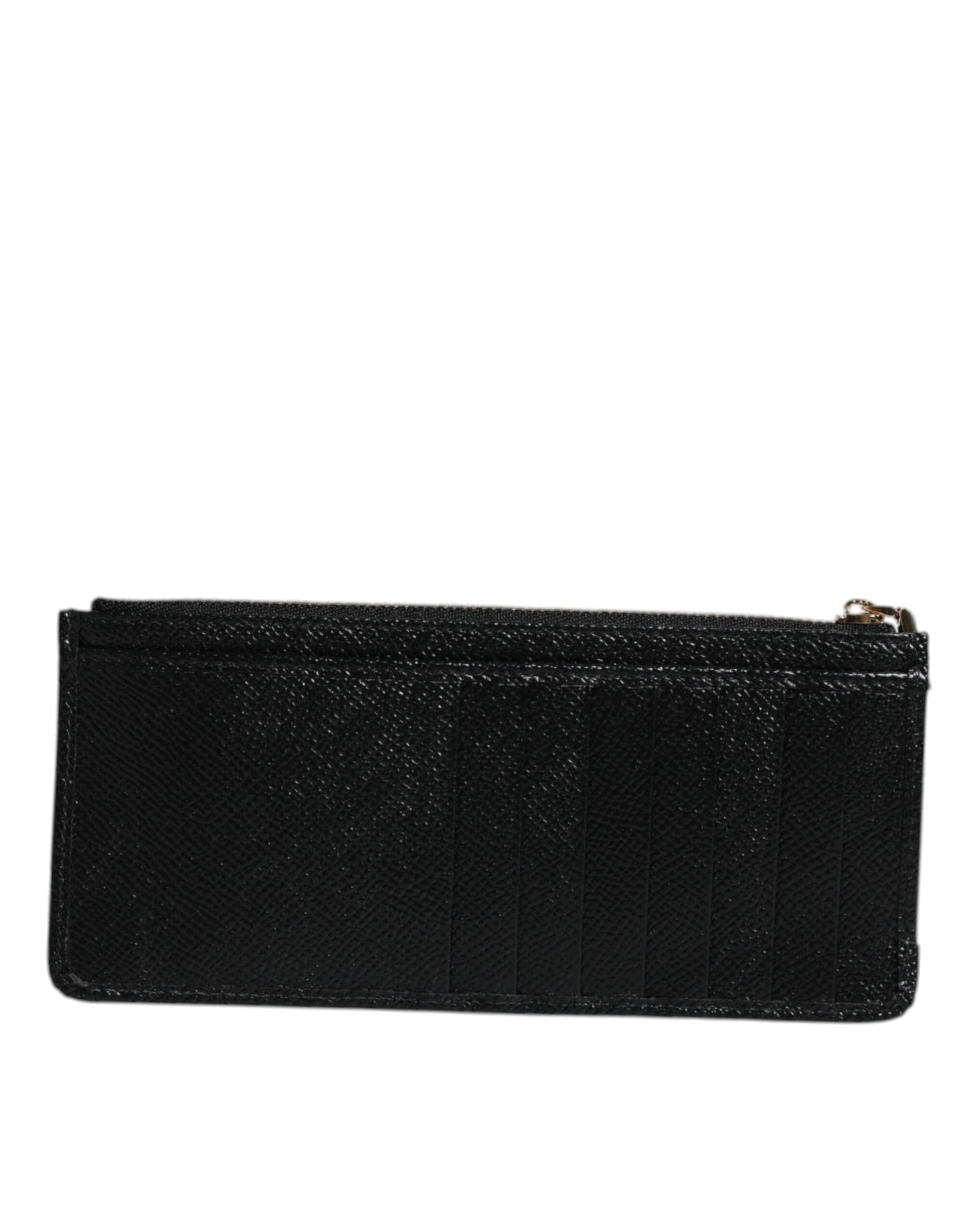 Cartera tarjetero de cuero negro #DGLovesLondon
