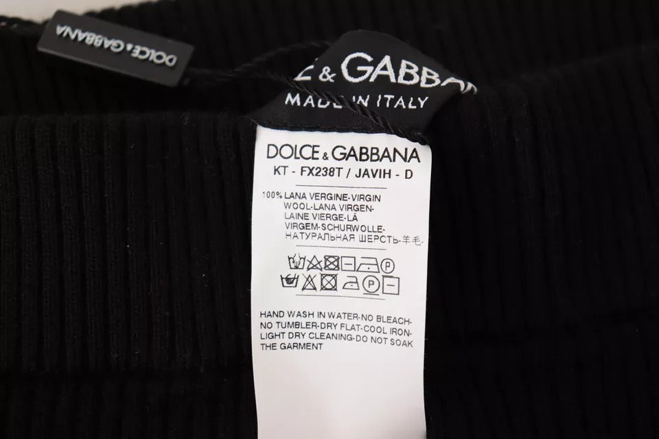 Mallas elásticas de cintura alta negras