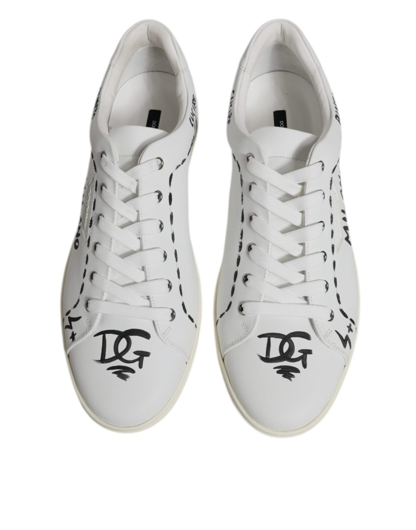 Baskets basses Milano en cuir blanc