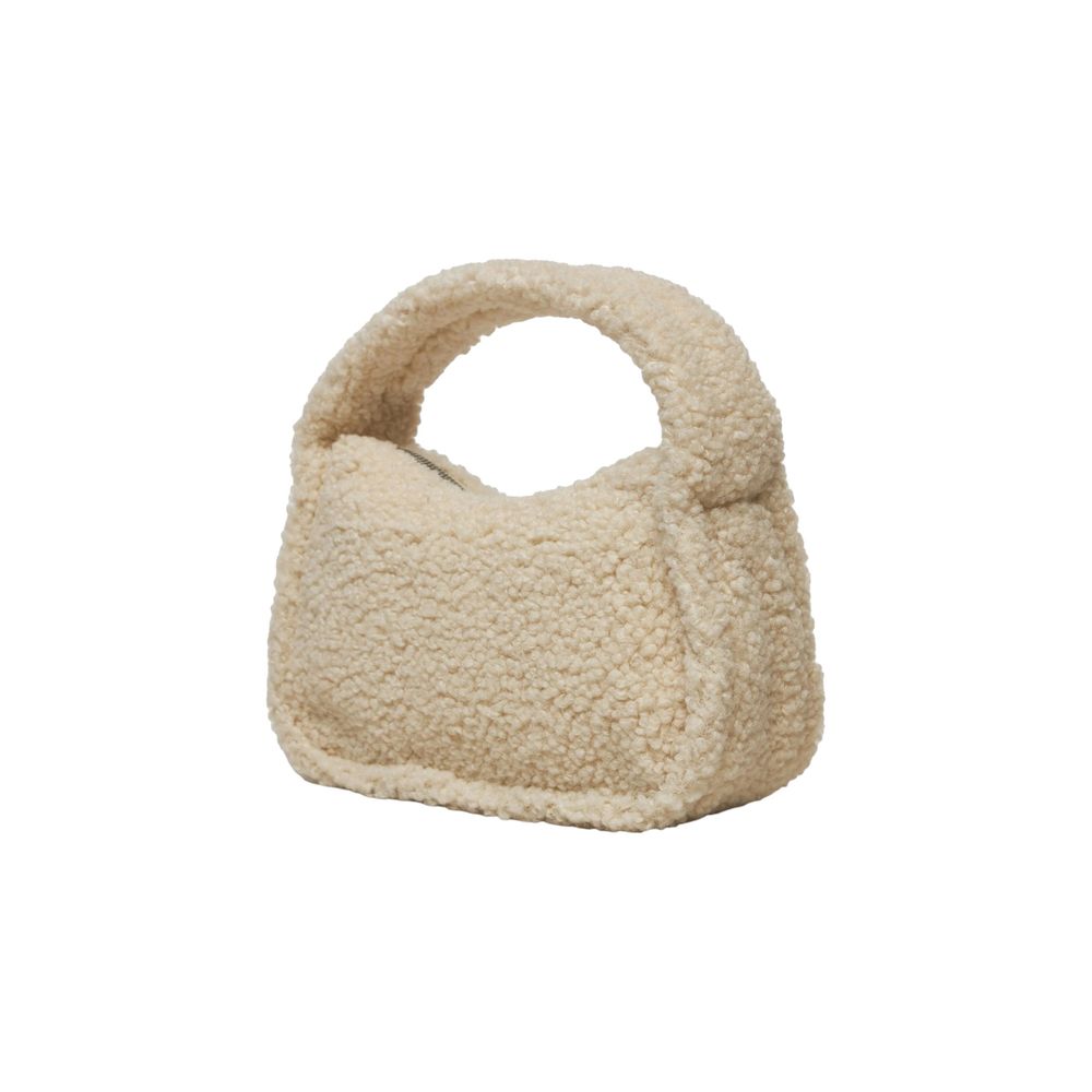 Sac à main en polyester recyclé crème