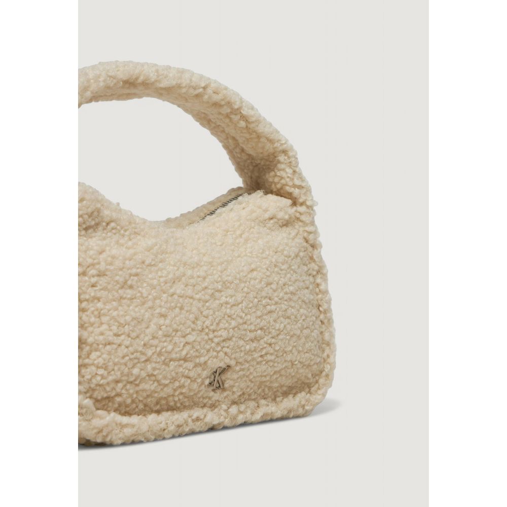 Sac à main en polyester recyclé crème