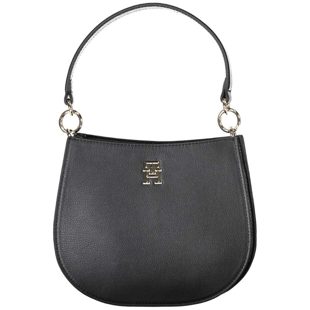 Sac à main femme en polyester noir