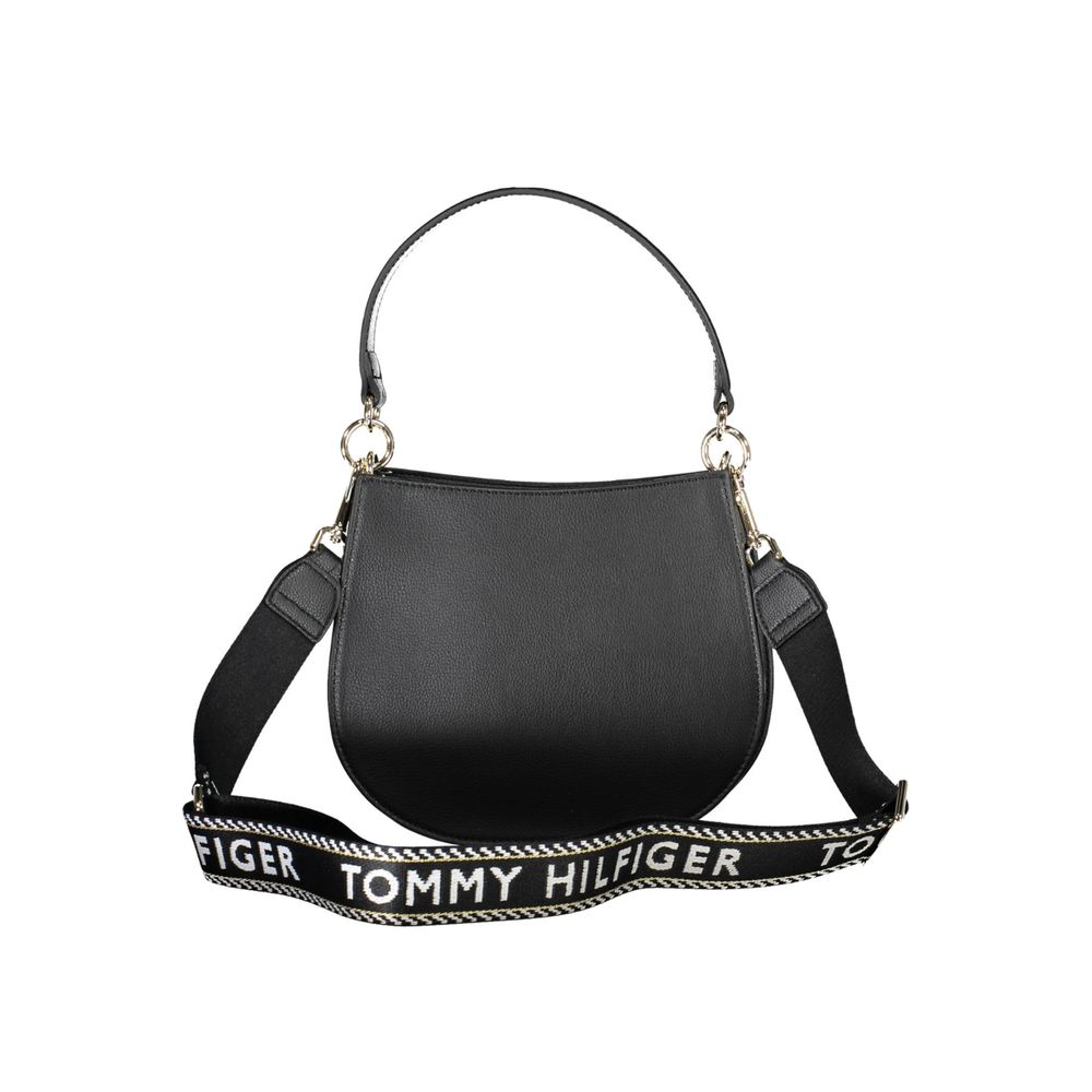 Sac à main femme en polyester noir