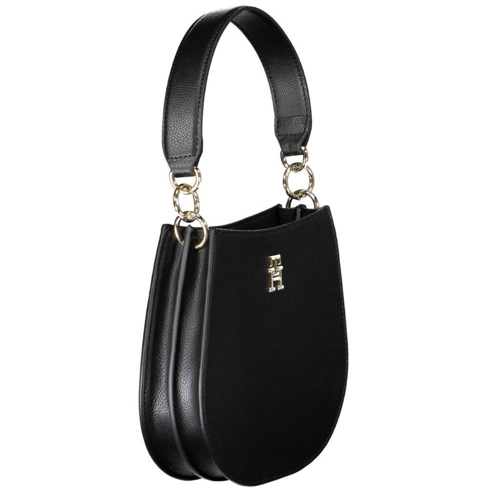 Sac à main femme en polyester noir