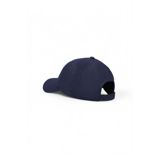 Gorra de béisbol de lana azul