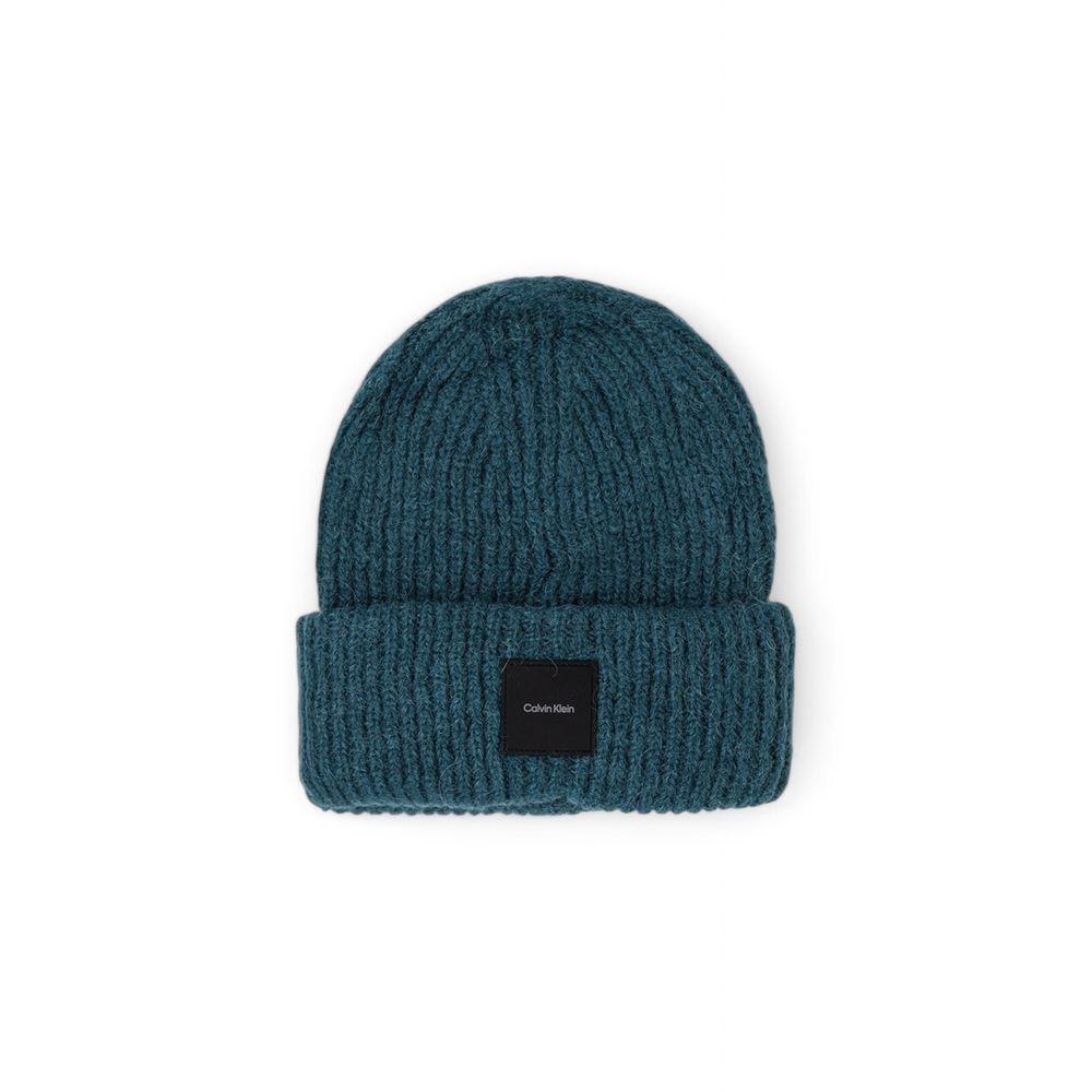 Gorra de béisbol de piel de alpaca verde