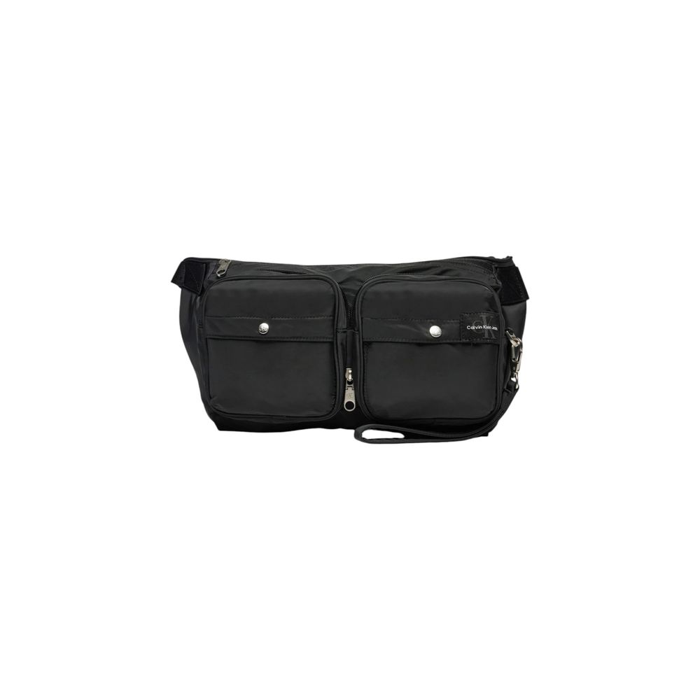 Sac ceinture noir en polyester recyclé