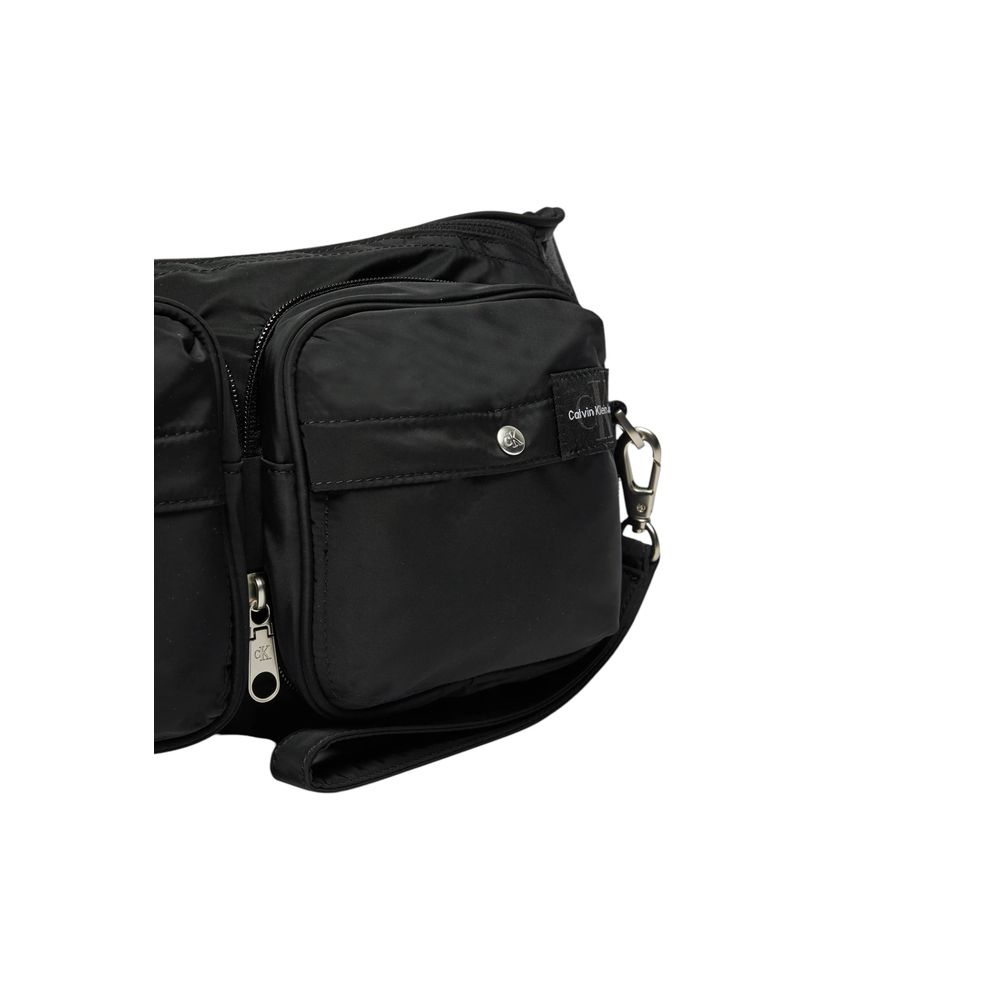 Sac ceinture noir en polyester recyclé
