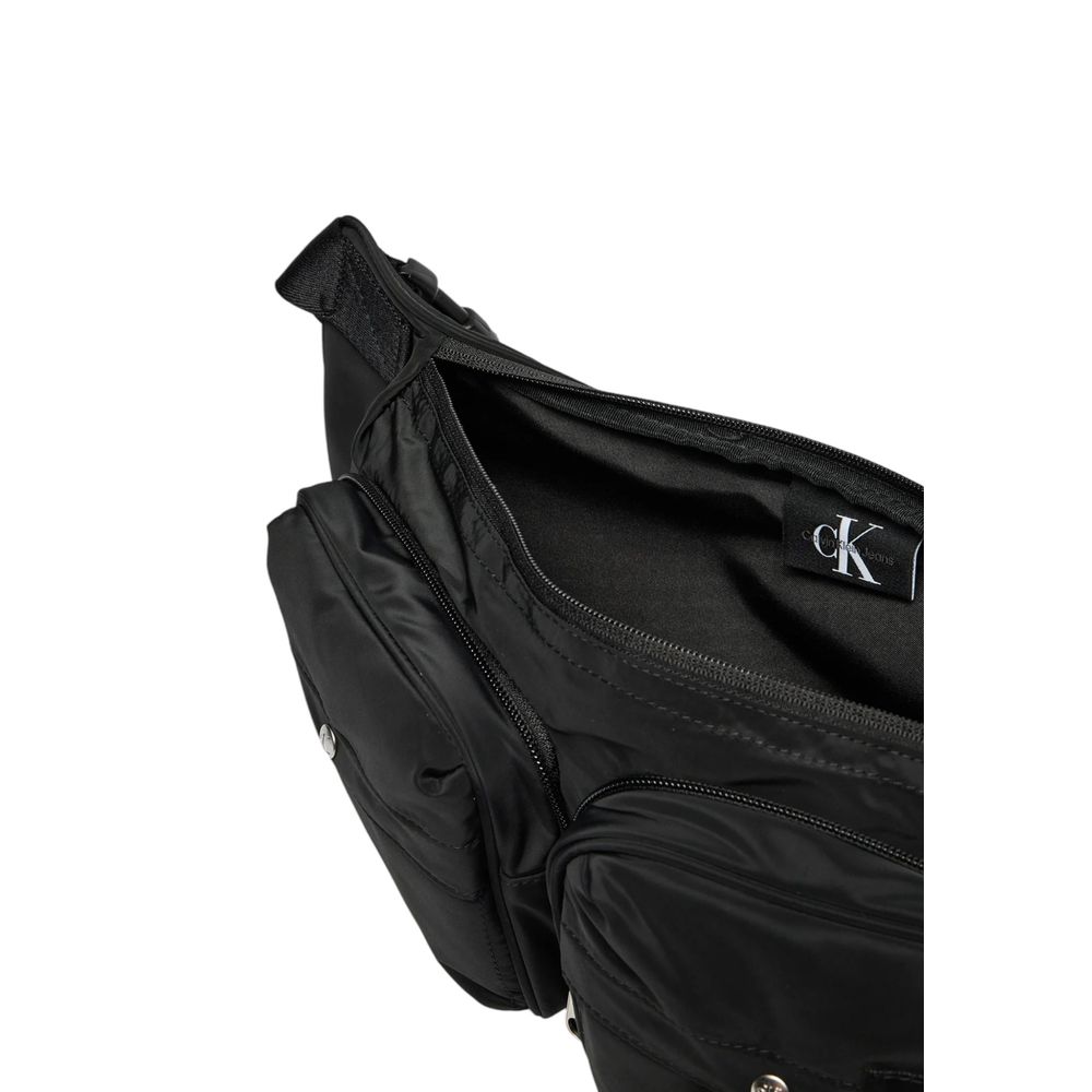 Sac ceinture noir en polyester recyclé
