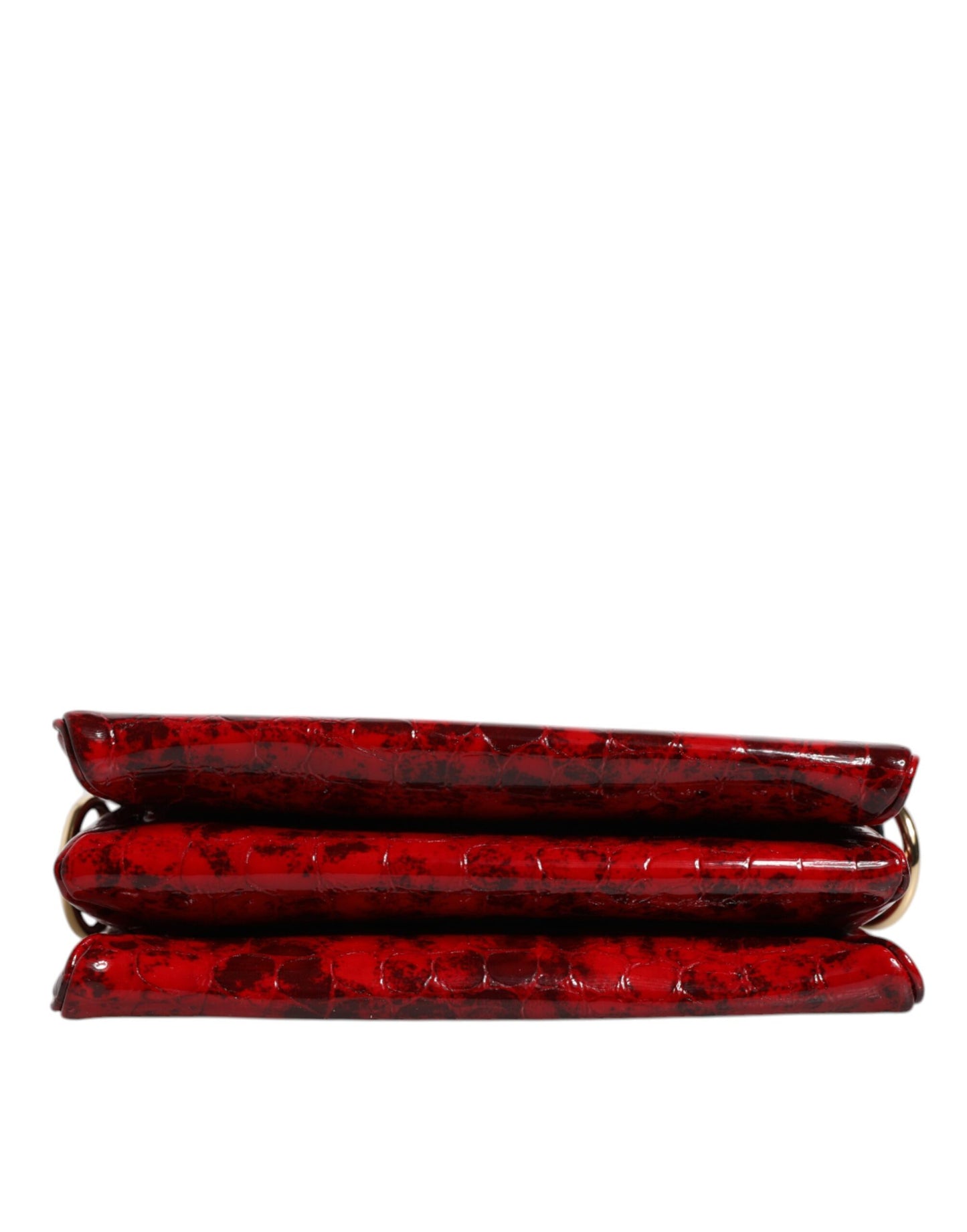 Sac bandoulière en cuir exotique rouge avec logo DG pour femme