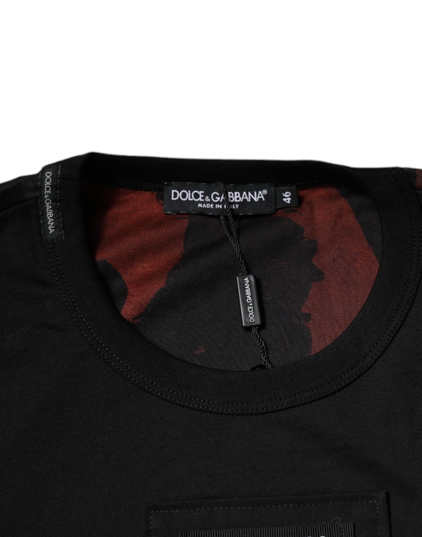 T-shirt ras du cou camouflage multicolore