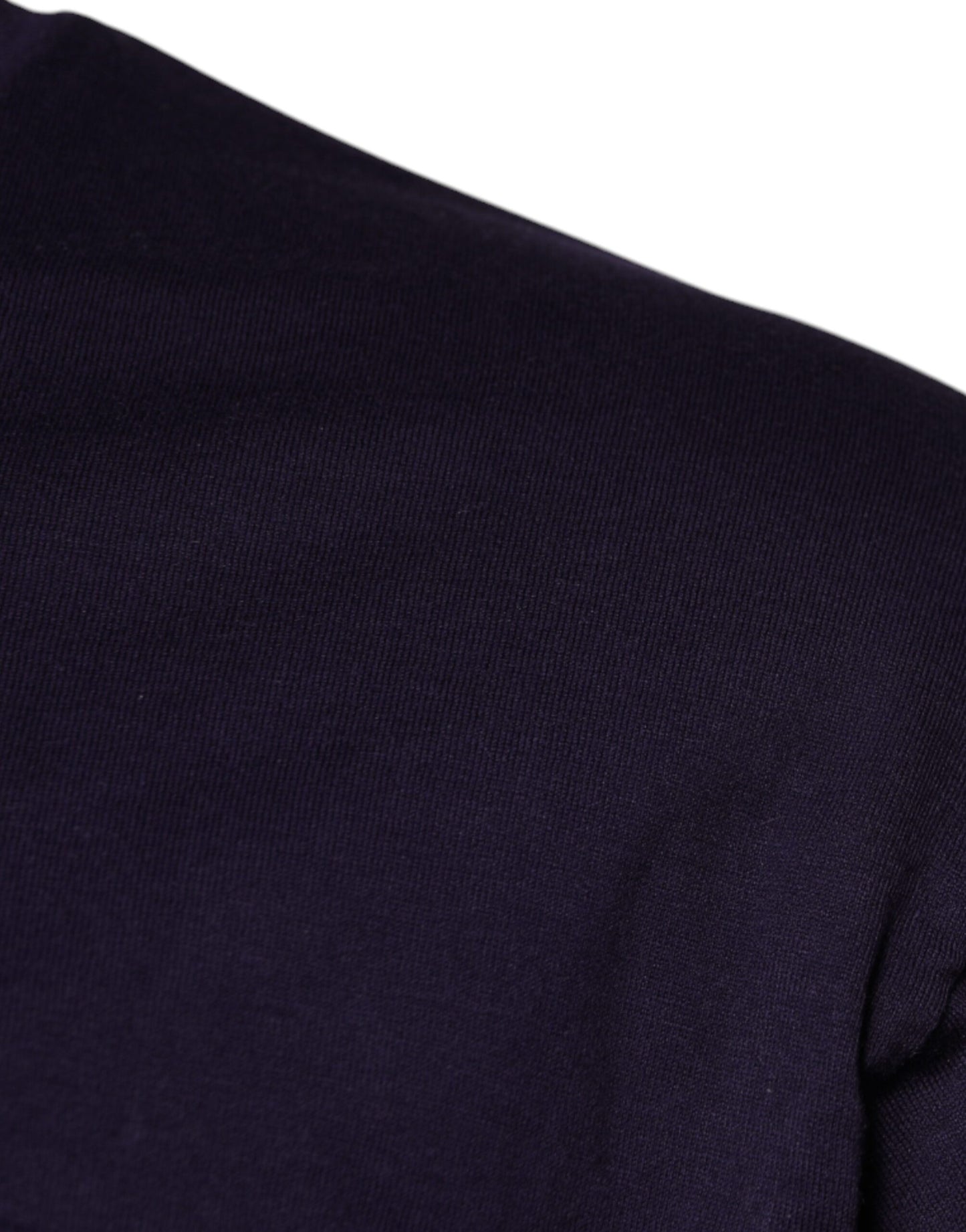 T-shirt col rond en coton violet avec logo DG