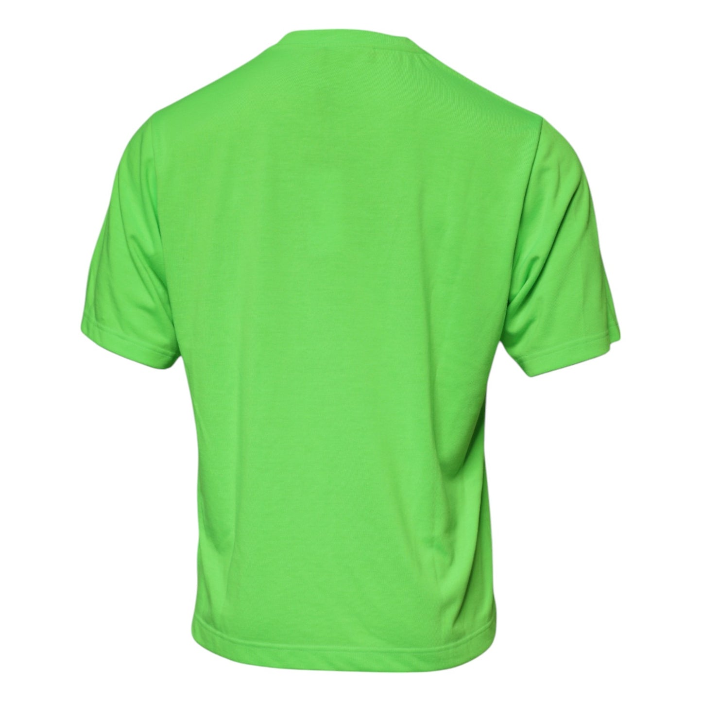 T-shirt ras du cou en polyester avec logo vert