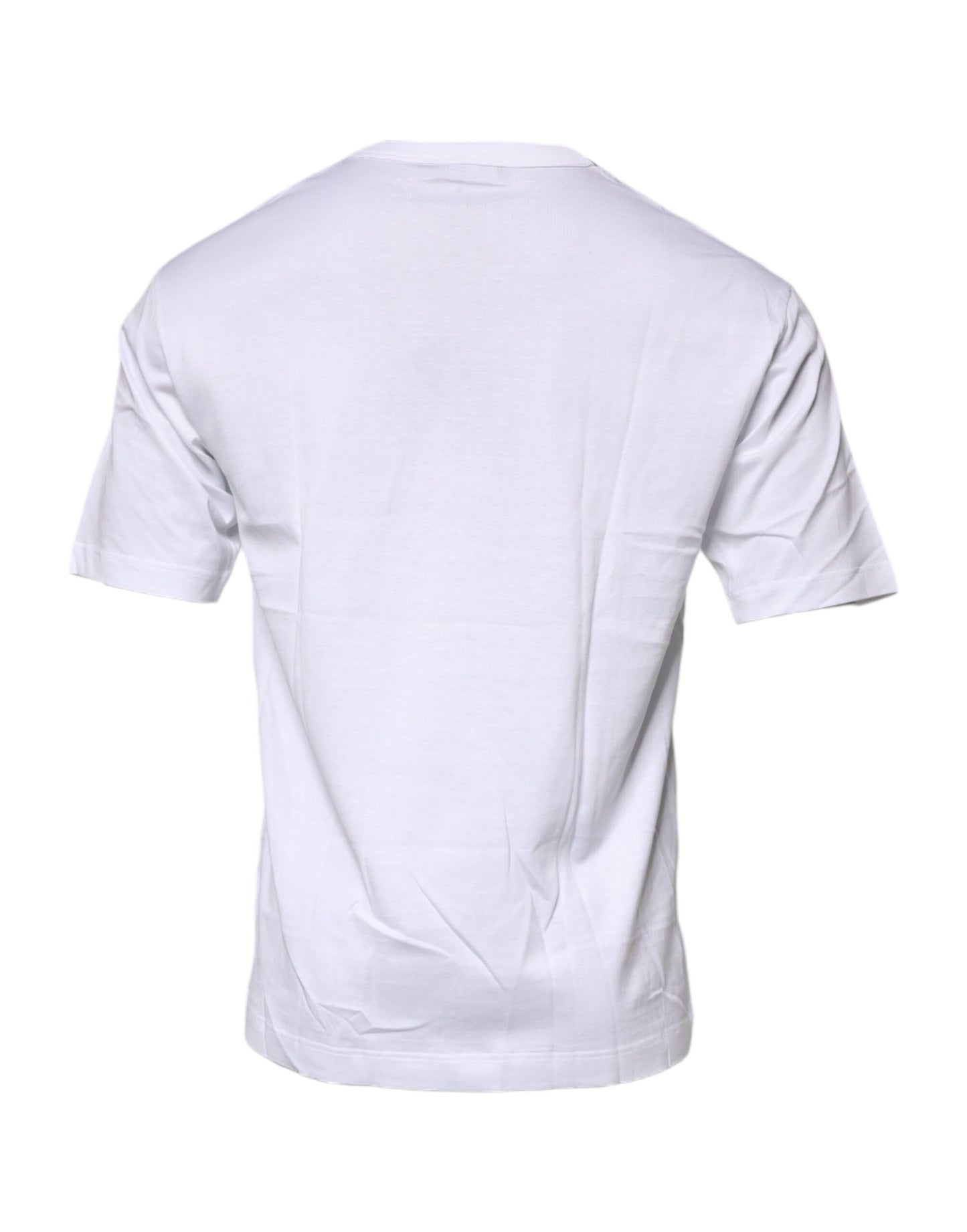T-shirt ras du cou en coton blanc à imprimé floral