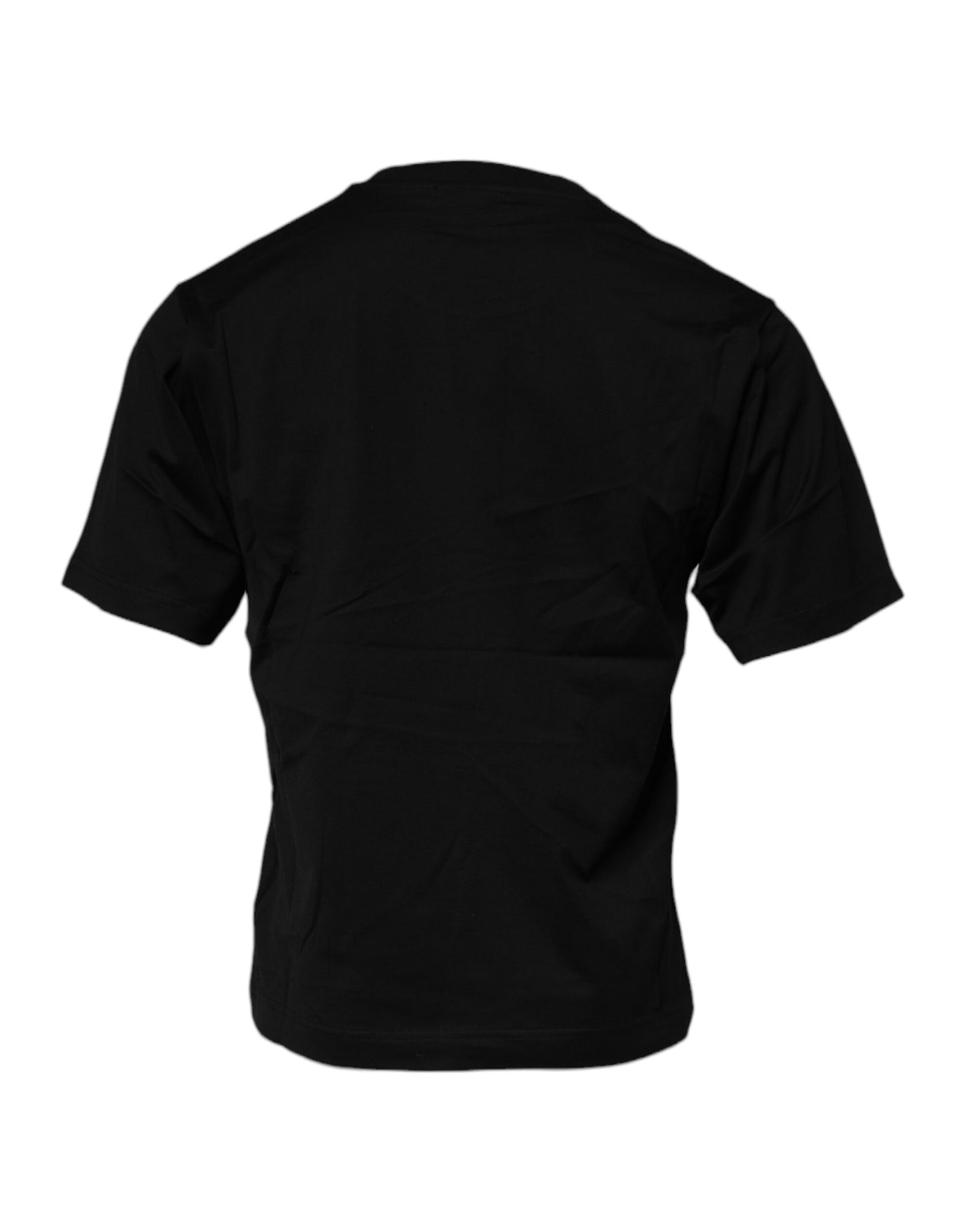 T-shirt ras du cou en coton avec logo noir