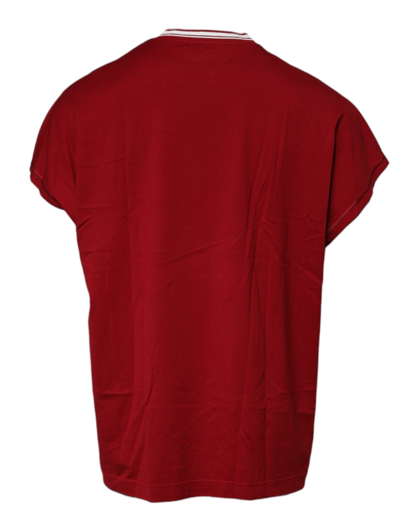 T-shirt ras du cou en coton avec logo couronne rouge