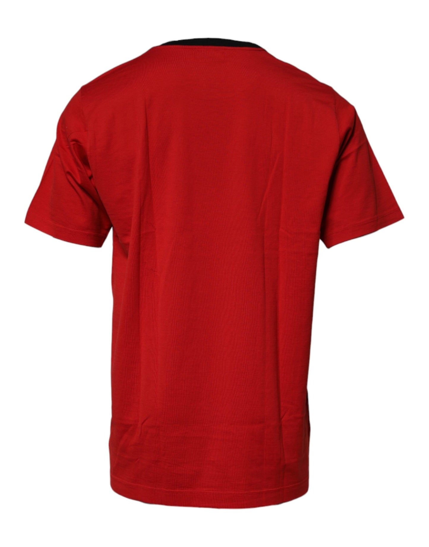 T-shirt ras du cou en coton avec logo couronne rouge