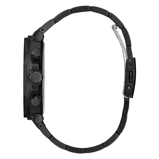 Montre en acier inoxydable noir