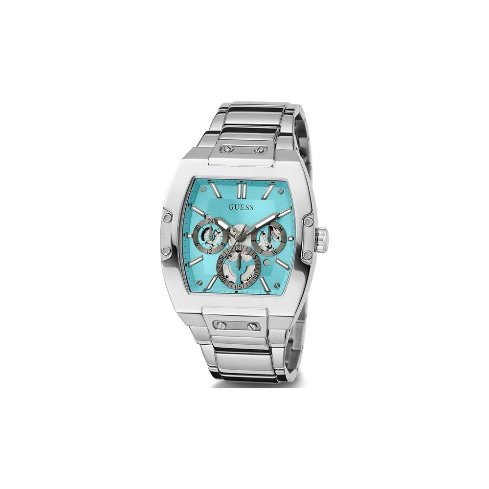 Montre en acier inoxydable gris